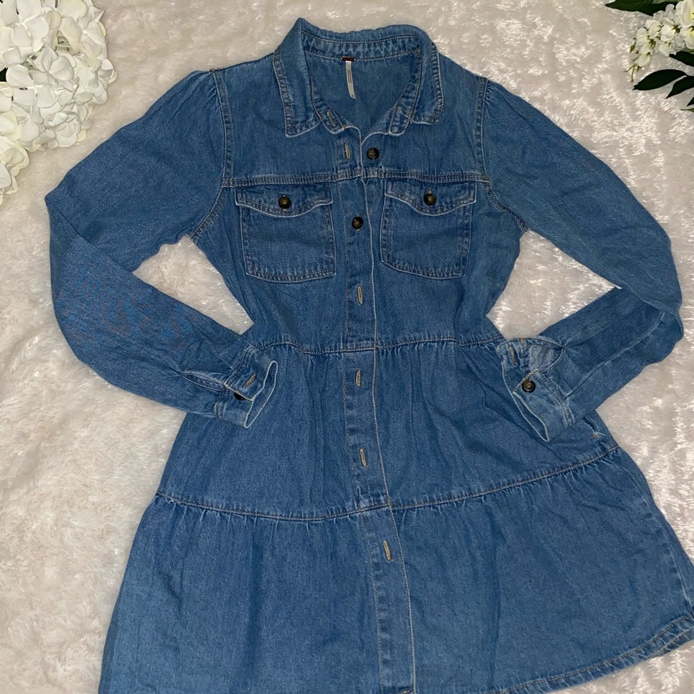 dressed in jeans, brand free people, size S